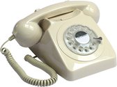 GPO 746ROTARYIVO - Telefoon retro jaren ‘70, draaischijf, creme