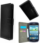 Samsung Galaxy S3 Neo i9300i Wallet Bookcase hoesje Zwart