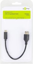 Goobay Sync & Charge Super Speed USB-C™ naar USB A 3.0 verlengkabel