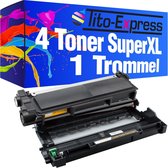 PlatinumSerie® 1 Drum en 4 x Toners alternatief voor Brother DR-2300 TN-2320