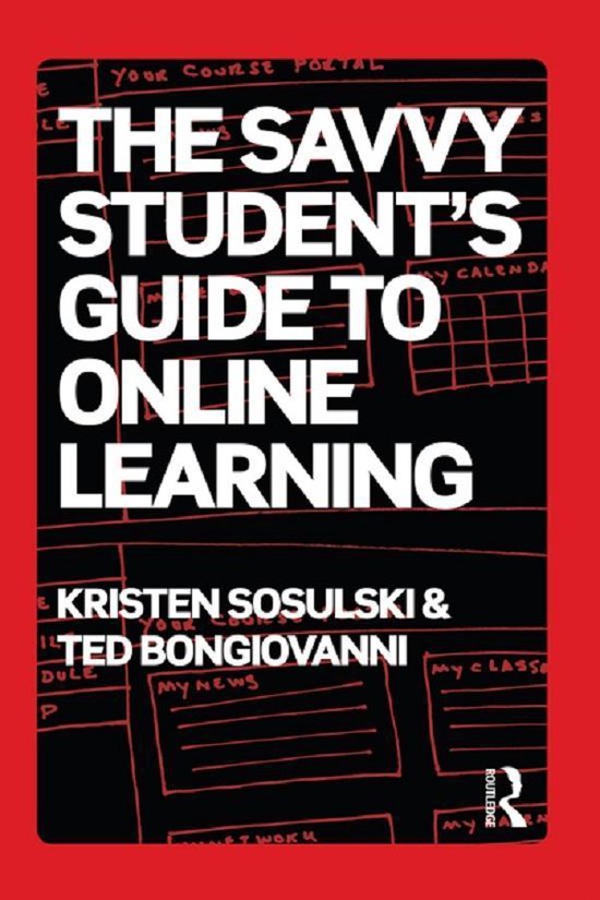 The Savvy Student's Guide to Online Learning - cover