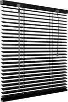 Decosol Horizontale Jaloezie Aluminium - 25 mm - Zwart - Maat: 120 x 180 cm