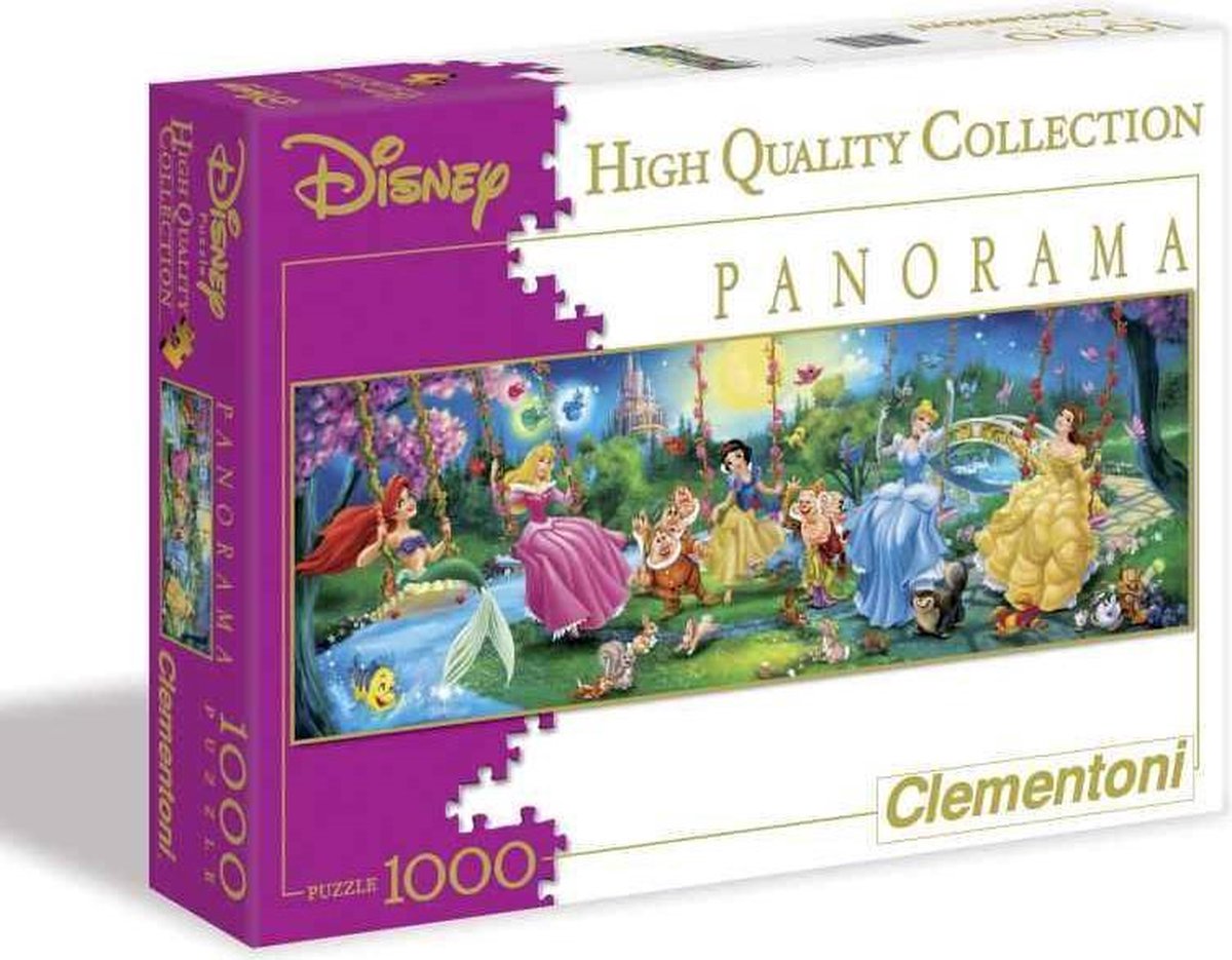 over zebra Inwoner Disney Princess Panorama Puzzel (1000 stukjes)Clementoni | bol.com