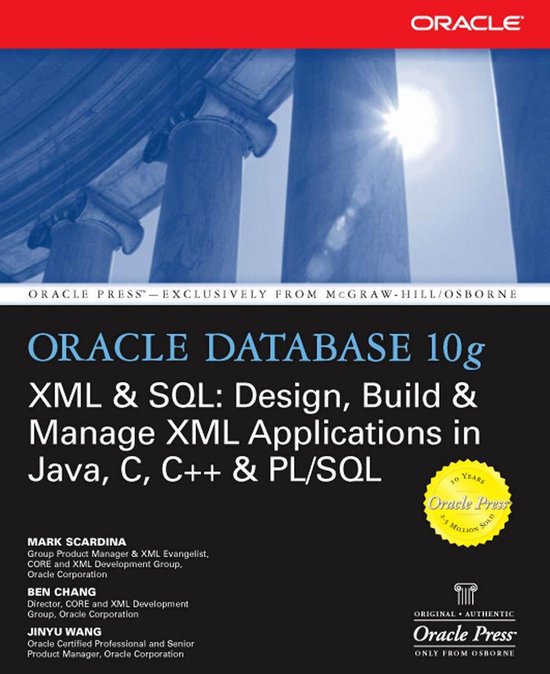 Oracle Database 10G Xml & Sql - cover