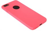 Siliconen hoesje rood iPhone 7