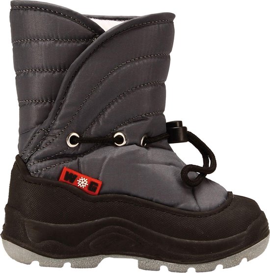 Wintergrip Snowboots Junior Grijs Zwart Maat 31