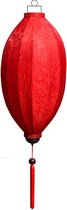 Rode zijden lampion lamp mango - M-RD-45-S