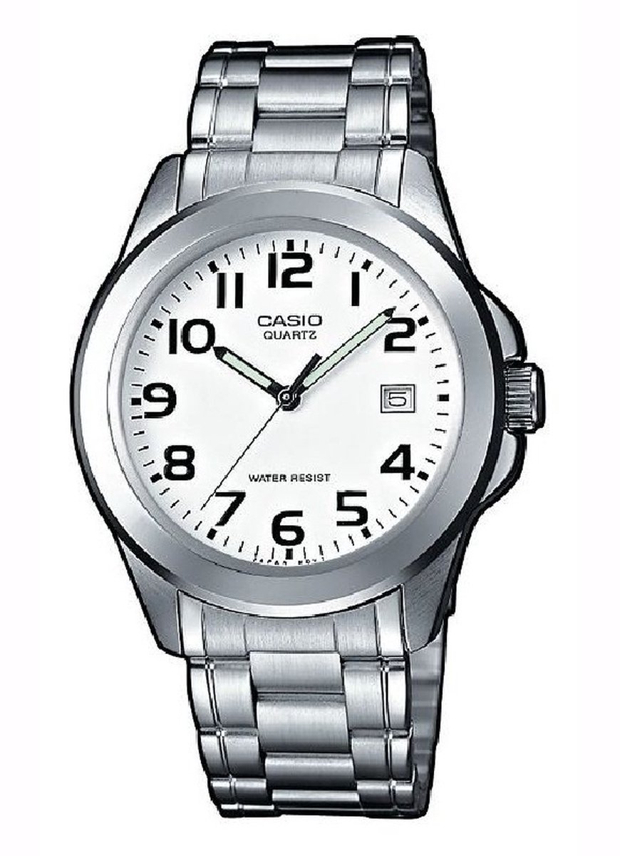 Casio heren horloge 38 mm - zilverkleuig