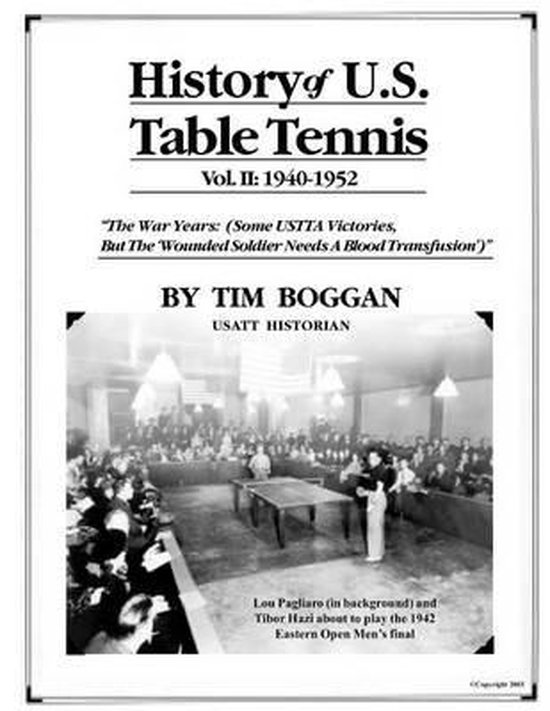 History of U.S. Table Tennis- History of U.S. Table Tennis V ... - cover