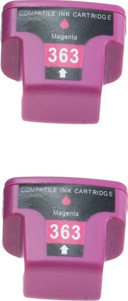 KATRIZ huismerk inkt voor|HP C8772WA(HP363)|Magenta|18ml - 2stuks