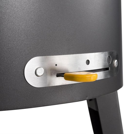 Boretti - Tonello houtskoolbarbecue - BBQ - ø 37 cm - Zwart - draagbaar