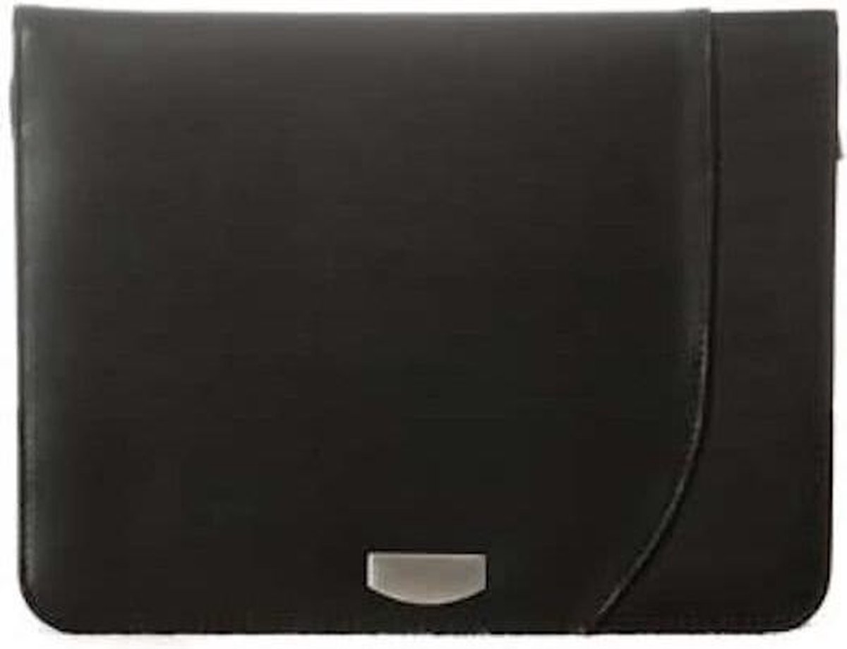 ALASSIO Serviette Écritoire SAVONA Simili Cuir A4 Avec Bloc Et Pochette - Noir