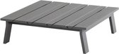 Sofia lounge tuintafel 85x85 cm aluminium matt carbon Taste4SO