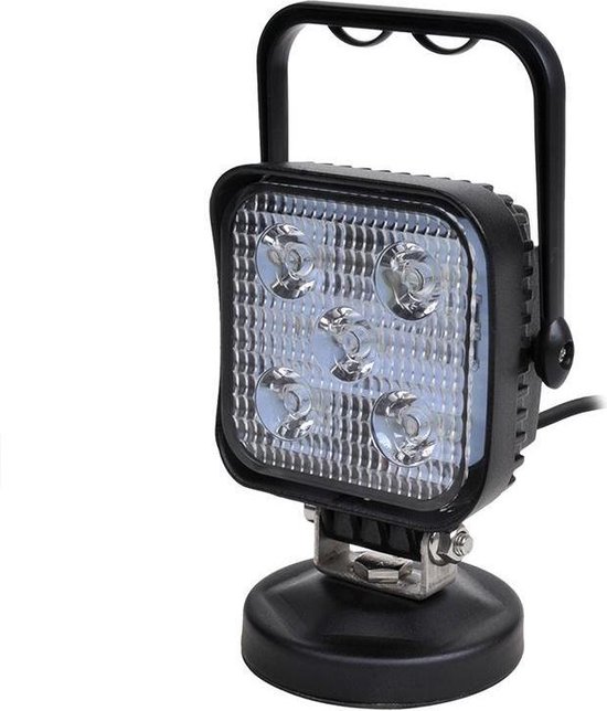 Een nacht Ingrijpen gemak Pro Plus Werklamp 5LED op Magneet + 3M Spiraalkabel met 12V Stekker |  bol.com