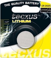 Tecxus CR2025 1-BL Lithium 3V niet-oplaadbare batterij