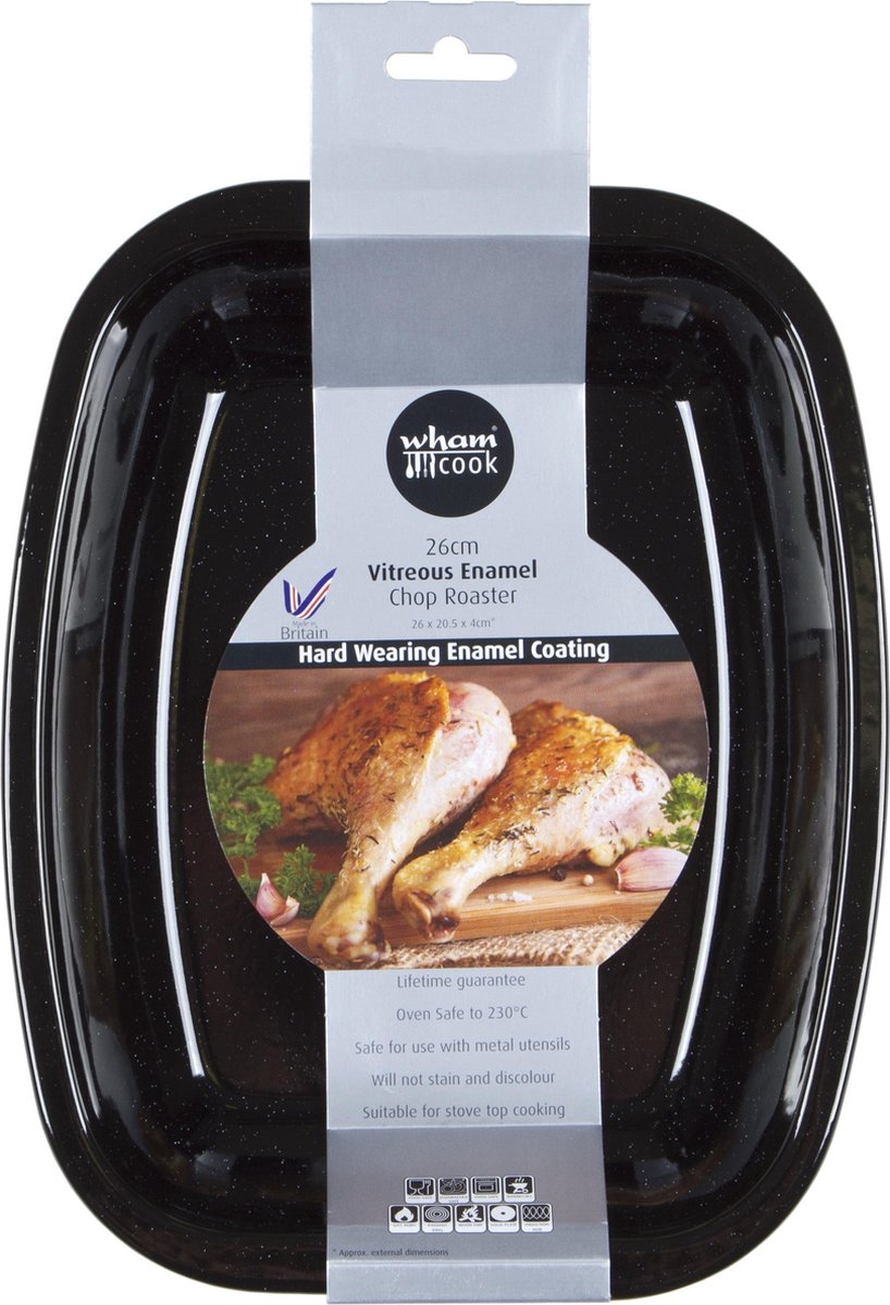 Bol.com Wham Cook Emaille Roostervorm - 26 cm aanbieding