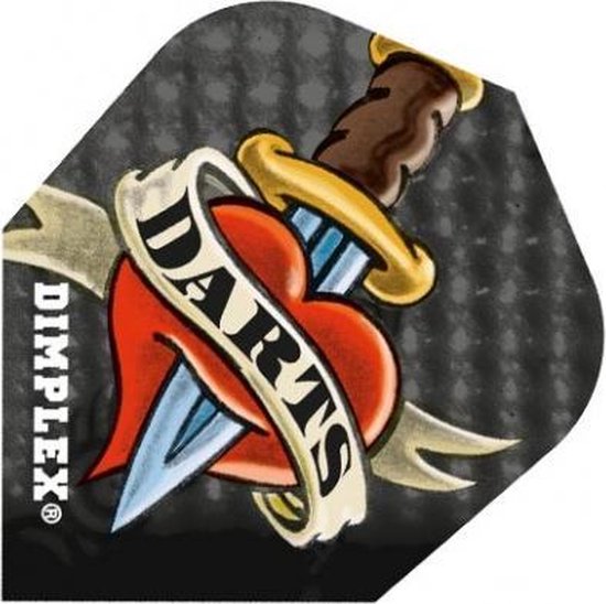 Afbeelding van het spel Harrows Darts Flight 4027 Dimplex Darts Heart