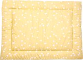Briljant Baby boxkleed - spots ochre 80x100 cm