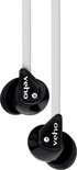 Veho VEP-003-360Z1-BW 360 Stereo Noise isolating Earphones with flex anti tangle cord system - White