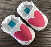 Lief Lifestyle BabySlofjes Wit/Roze - Maat 20