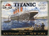Mini muurplaatje Titanic Queen 15x20cm
