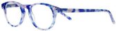 Icon Eyewear KCE802 Goldline Leesbril +1.00 - Blauw gemêleerd - Acetaat