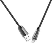 iPhone / iPad Oplaadkabel + Datakabel - Lightning Kabel - 2 Meter - Smart Power Off - Zwart - Hoco U35