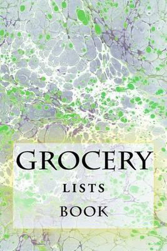 Turn Your Life Into a Book- Grocery Lists Book - cover