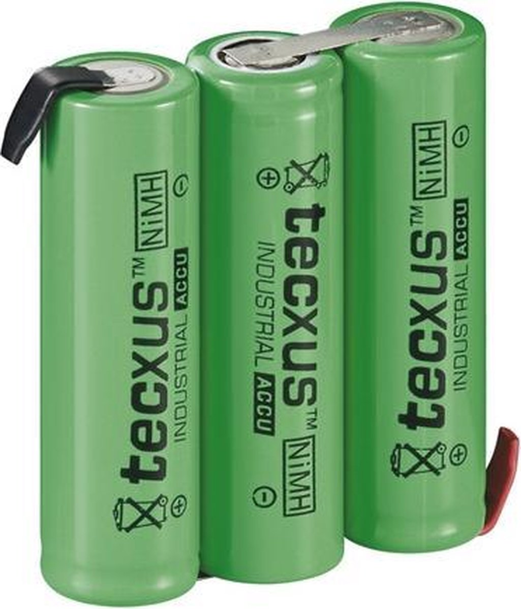 Tecxus AA-3 RTU Pack 3,6V 2100 NIMH PB-1 oplaadbare batterij/accu 2100 mAh  | bol.com