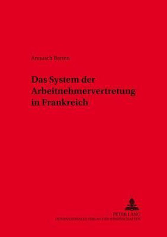 Das System der Arbeitnehmervertretung in Frankreich - cover