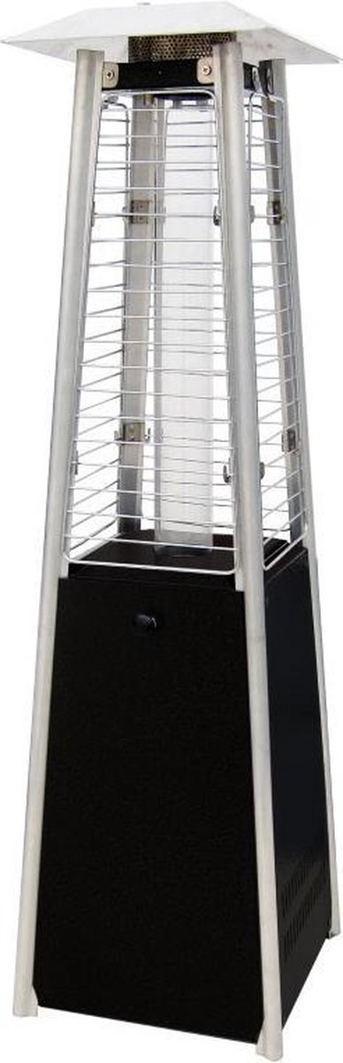 Ondeugd waarom niet zoete smaak Sunred Mini Table Flame Tower Black Terrasverwarmer op gas | Terrasheater  zwart/zilver | bol.com