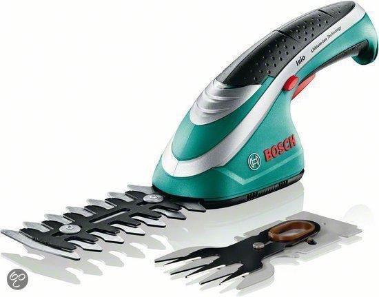 Bosch Isio Grasschaar en Buxusschaar - Met 3,6 V Li-Ion batterij - Met 12 cm...