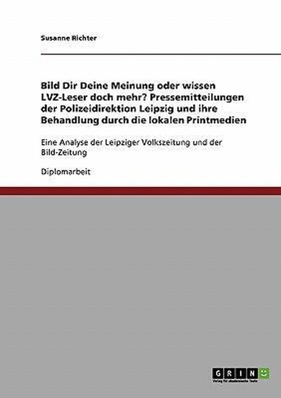 Bild Dir Deine Meinung oder wissen LVZ-Leser doch mehr? Pres ... - cover