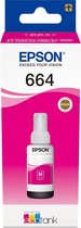 Epson T6643 EcoTank Magenta ink bottle