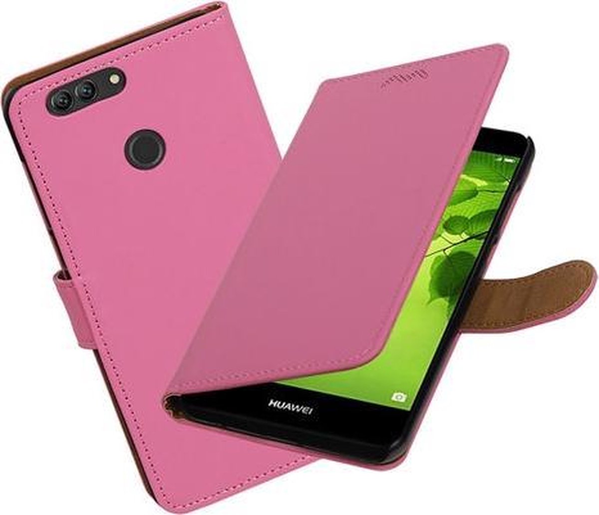 BestCases.nl Huawei nova 2 Effen booktype hoesje Roze