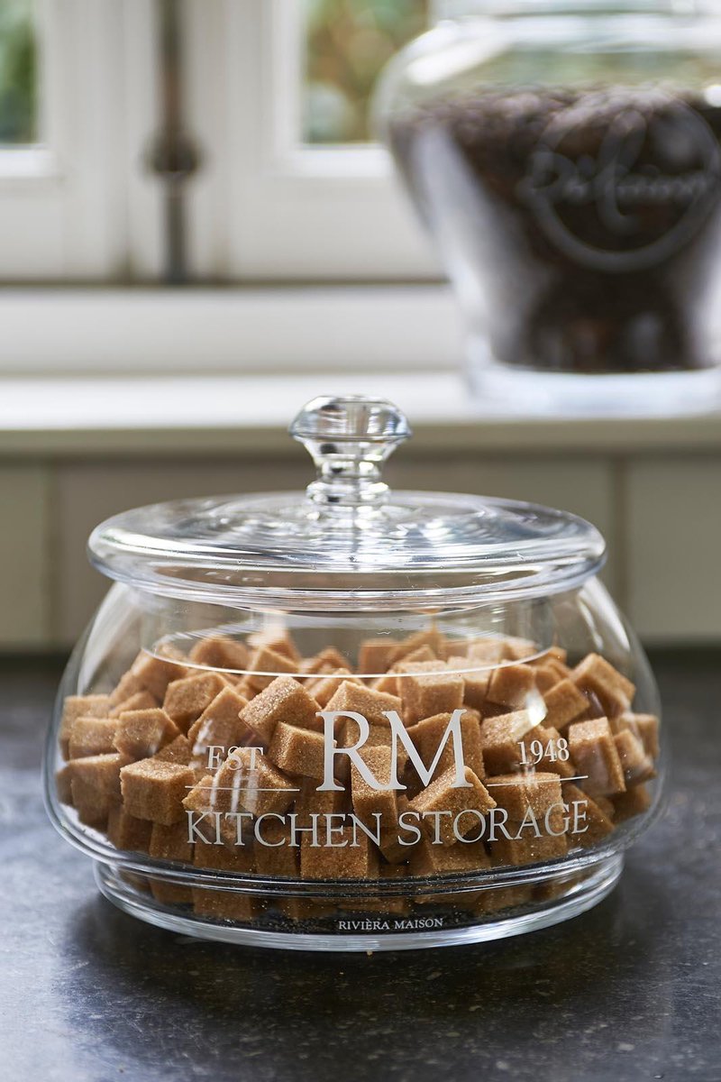 Terminologie het winkelcentrum Sortie Riviera Maison RM Kitchen Storage Jar - Voorraadpot - Glas | bol.com