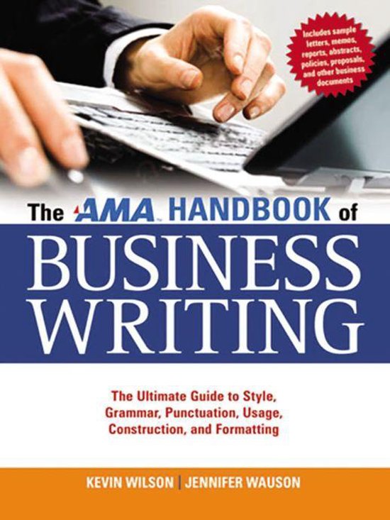 The Ama Handbook of Business Writing - cover