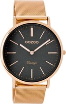 OOZOO Vintage Rosegoud Horloge  (40 mm) - Goudkleurig