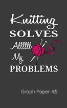 Knitting Solves Allll My Problems Graph Paper 4