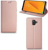 Coque Samsung Galaxy A6 (2018) Rose avec Porte-Cartes