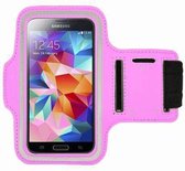 Samsung Galaxy Note 2 sports armband case Licht Roze Light Pink