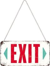 Nostalgic Art  Hanging sign  Exit