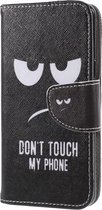 Book Case - Geschikt voor Samsung Galaxy S9 Hoesje - Don't Touch