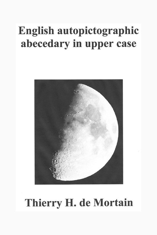 English autopictographic abecedary in upper case - cover