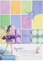 Docrafts: Enchanted Fairies A4 Glitter Paper Pack (24Pk) (PMA 160115)