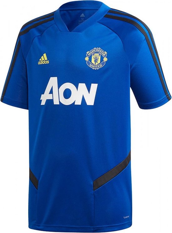 adidas Manchester United Trainingsshirt 2019/2020 Junior - Blauw - Maat 152  | bol.com
