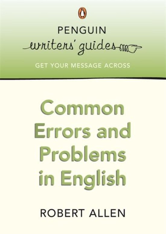 Common Errors And Problems In English - cover