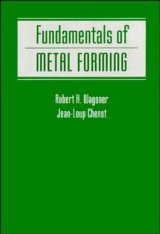 Fundamentals of Metal Forming - cover