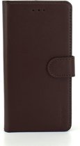 Premium Leer Leren Lederen - Wallet Case - Book Case voor Apple iPhone X - Bruin