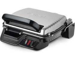 Tefal Ultra Compact GC3050 - Contactgrill - Groot grilloppervlak - Anti-aanbaklaag - 2000W - RVS